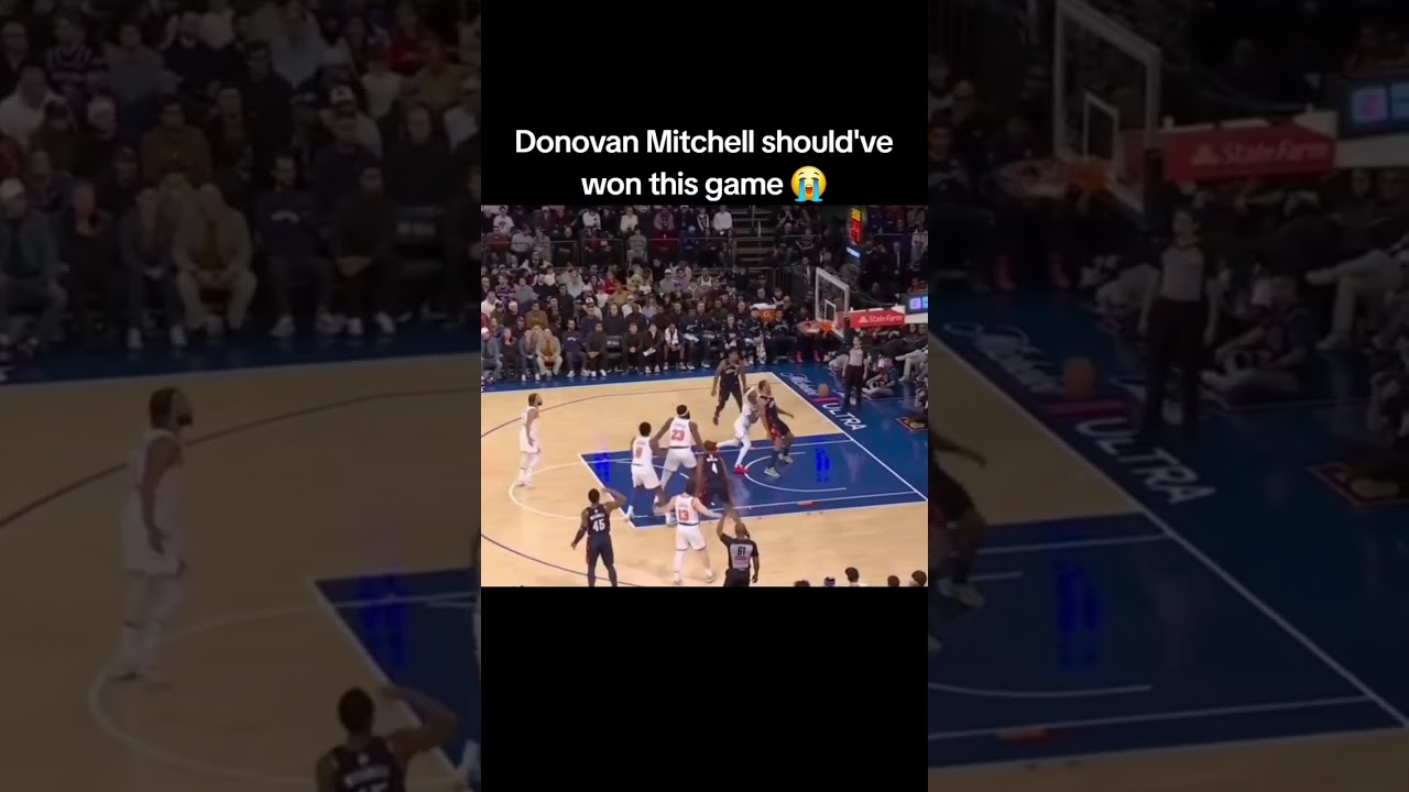 Donovan Mitchell deserved to win this game 😭