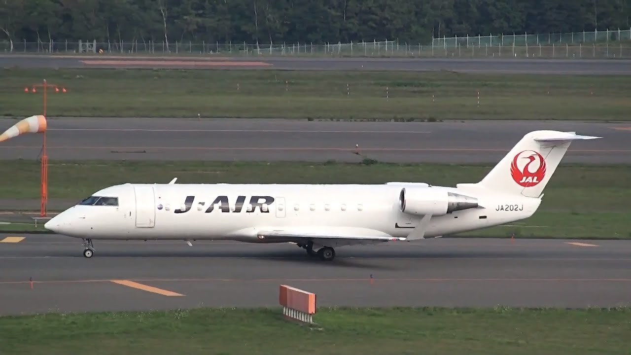 J-AIR(JAL) Bombardier CRJ-200 JA202J Takeoff from CTS 19R