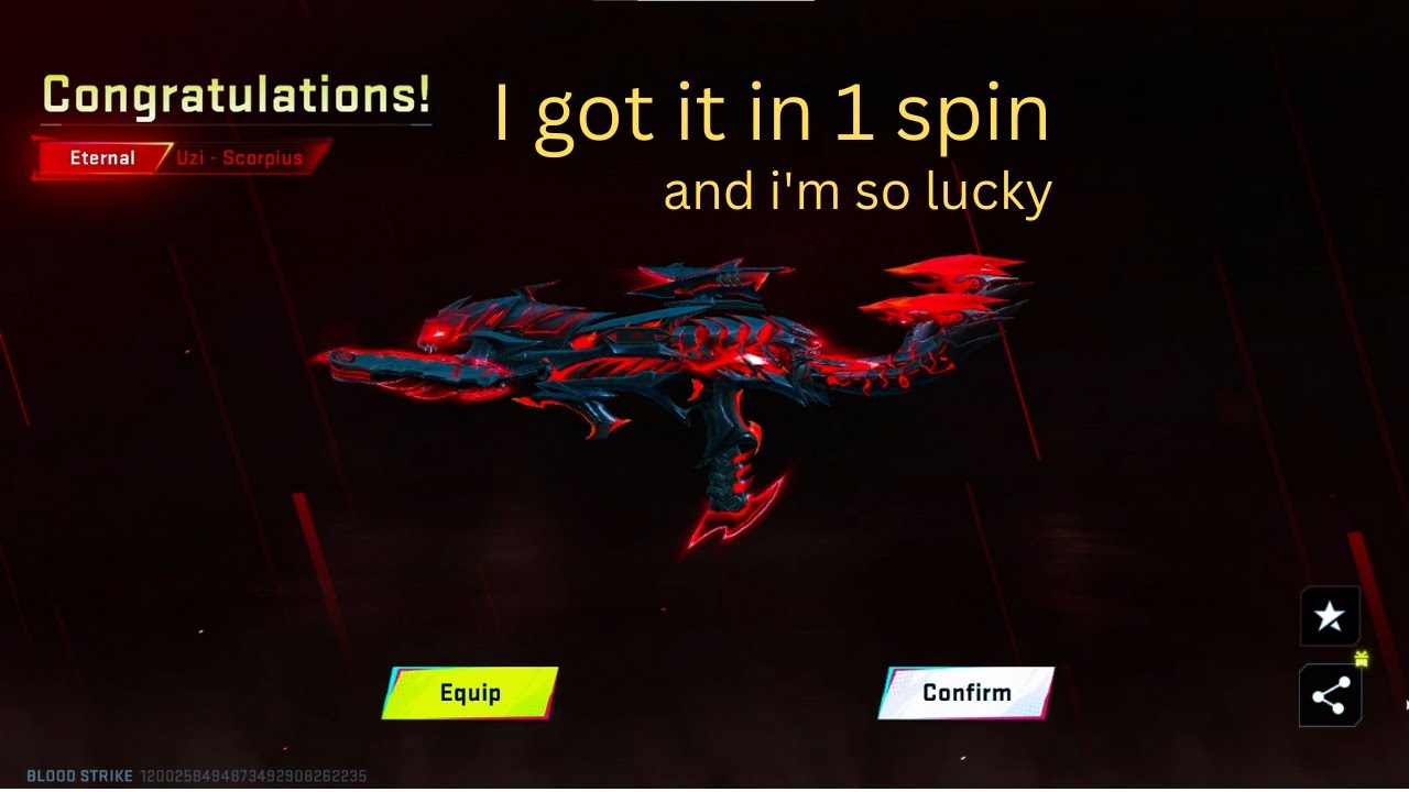 bloodstrike eternal UZI SCORPION Full Draw for cheap AND new trick