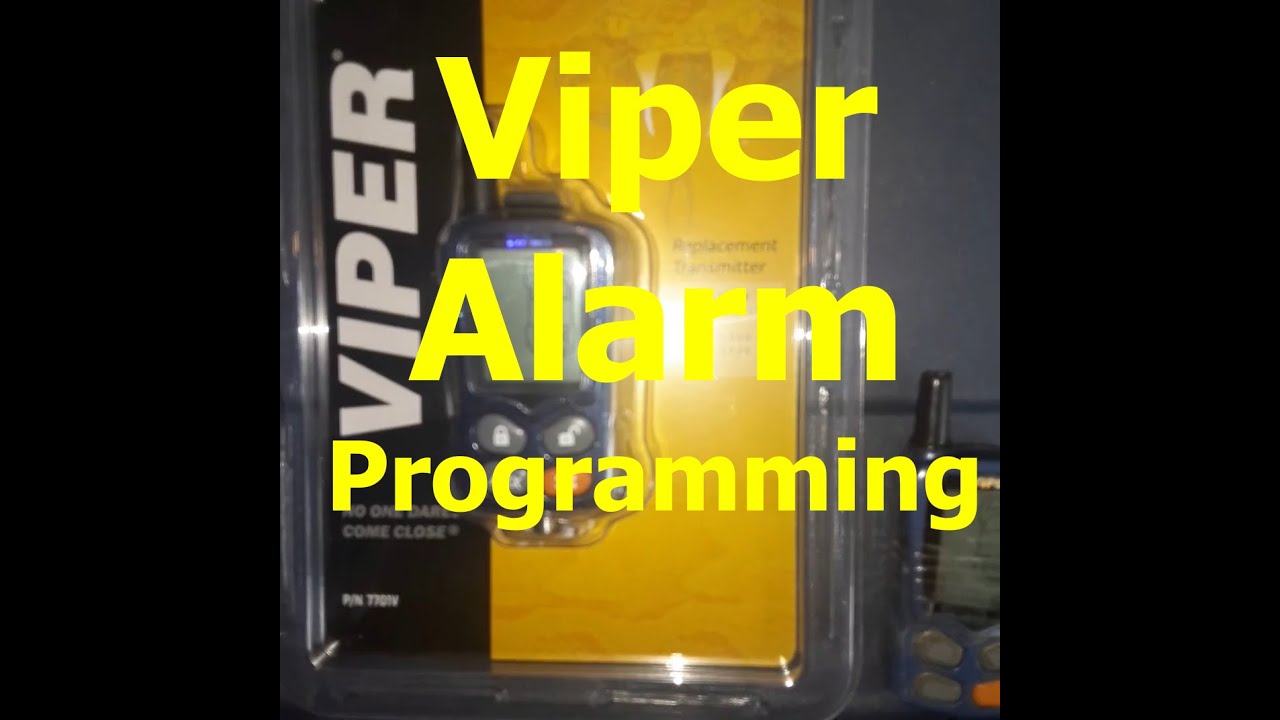 Viper alarm transmitter Programming  7701v , How to program viper remote