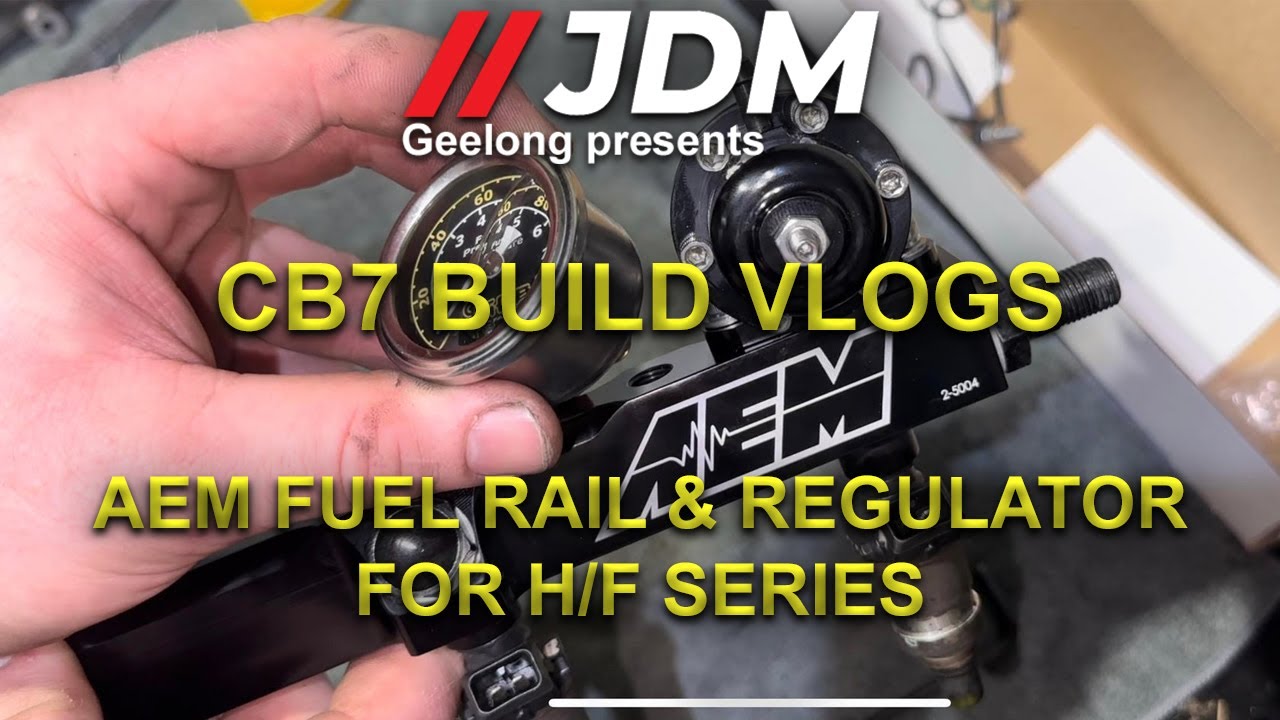 CB7 AEM fuel rail & regulator install for H/F series.