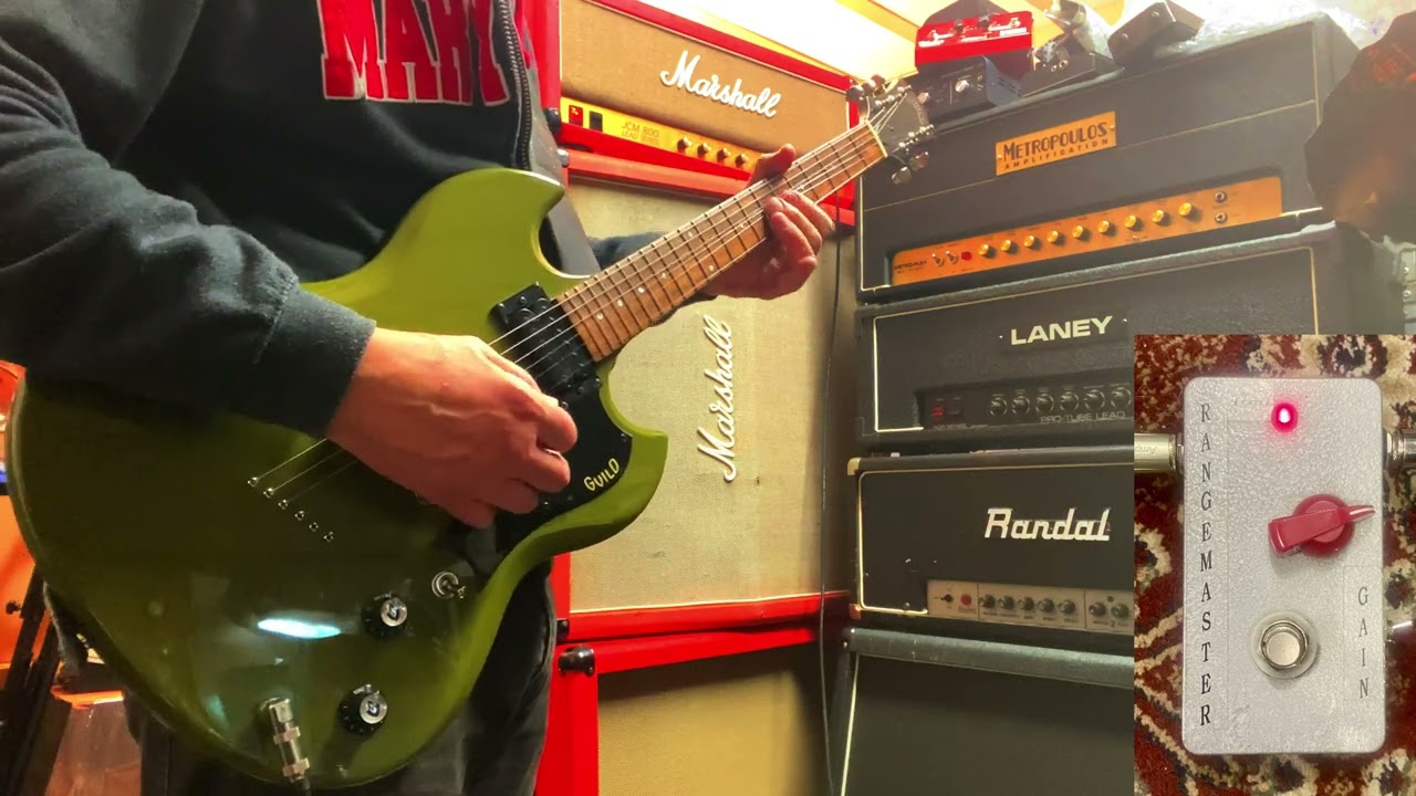Gulld Polara Makes Like an SG and Plays AC/DC with Mid-boost from Legendary Toneman Treble Booster