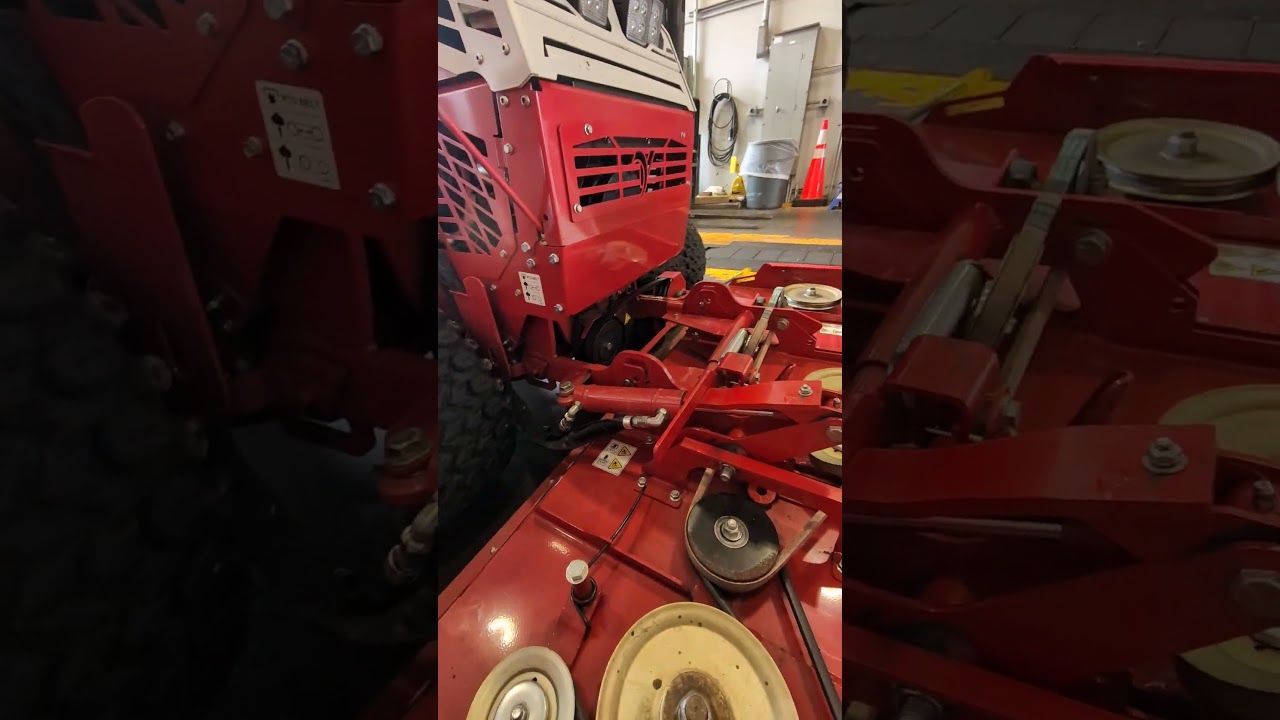 ohh and it's a special belt you can only get from them #why #ventrac #mower #mechan