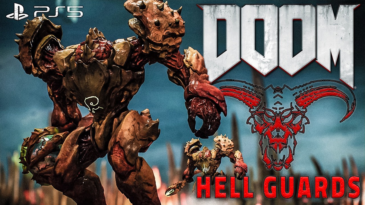 Ultra Nightmare | Hell Guards boss fight | DOOM (2016) | PS5