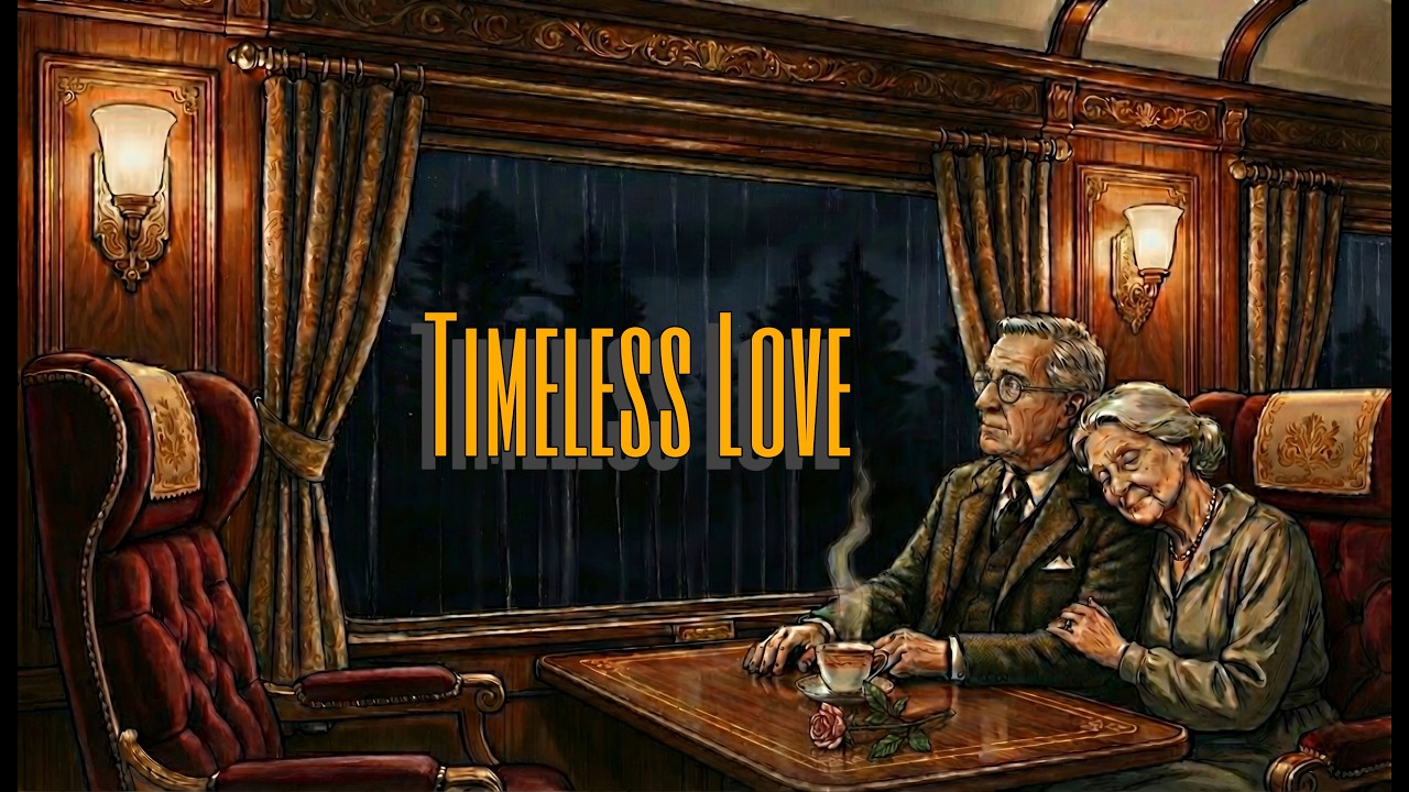 A Long Journey Together | Slow Jazz Noir, Rainy Night Train, Cozy Vintage Atmosphere