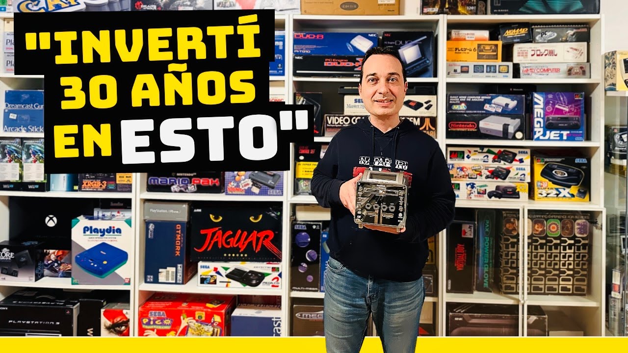La colección de CONSOLAS más IMPRESIONANTE que he visto nunca con @TuberViejuner