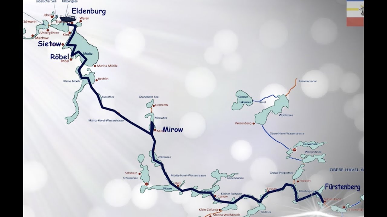von Fürstenberg nach Eldenburg im Mai 2017 mit dem Boot