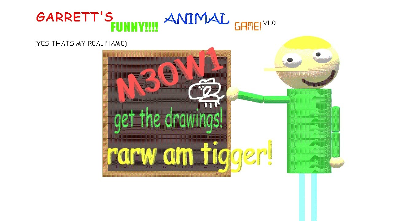 mus_School - Garrett's Funny Animal Game!