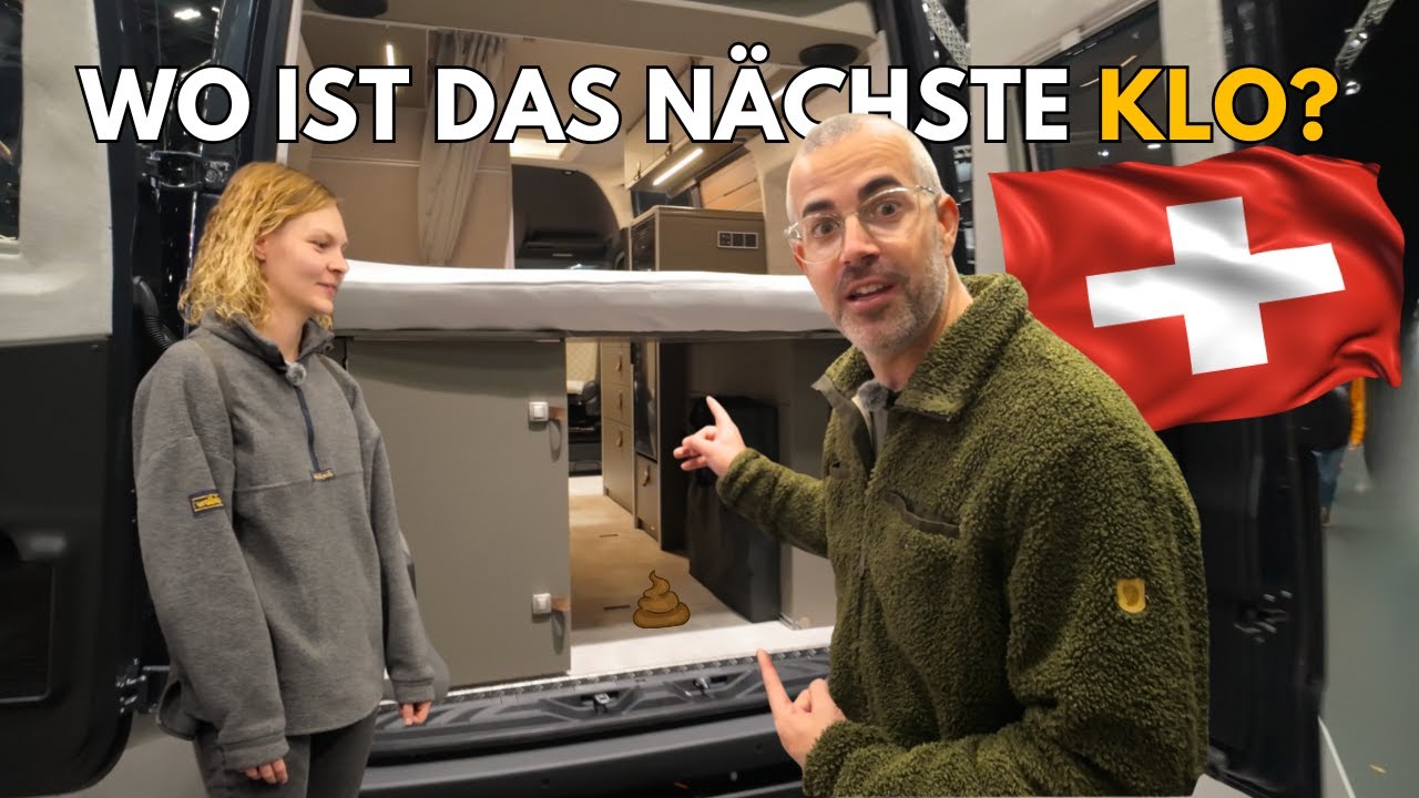 Tabuthema beim VANLIFE. Wir suchen eine neue Camping-Toilette 💩 auf dem Suisse Caravan Salon 2025 🇨🇭