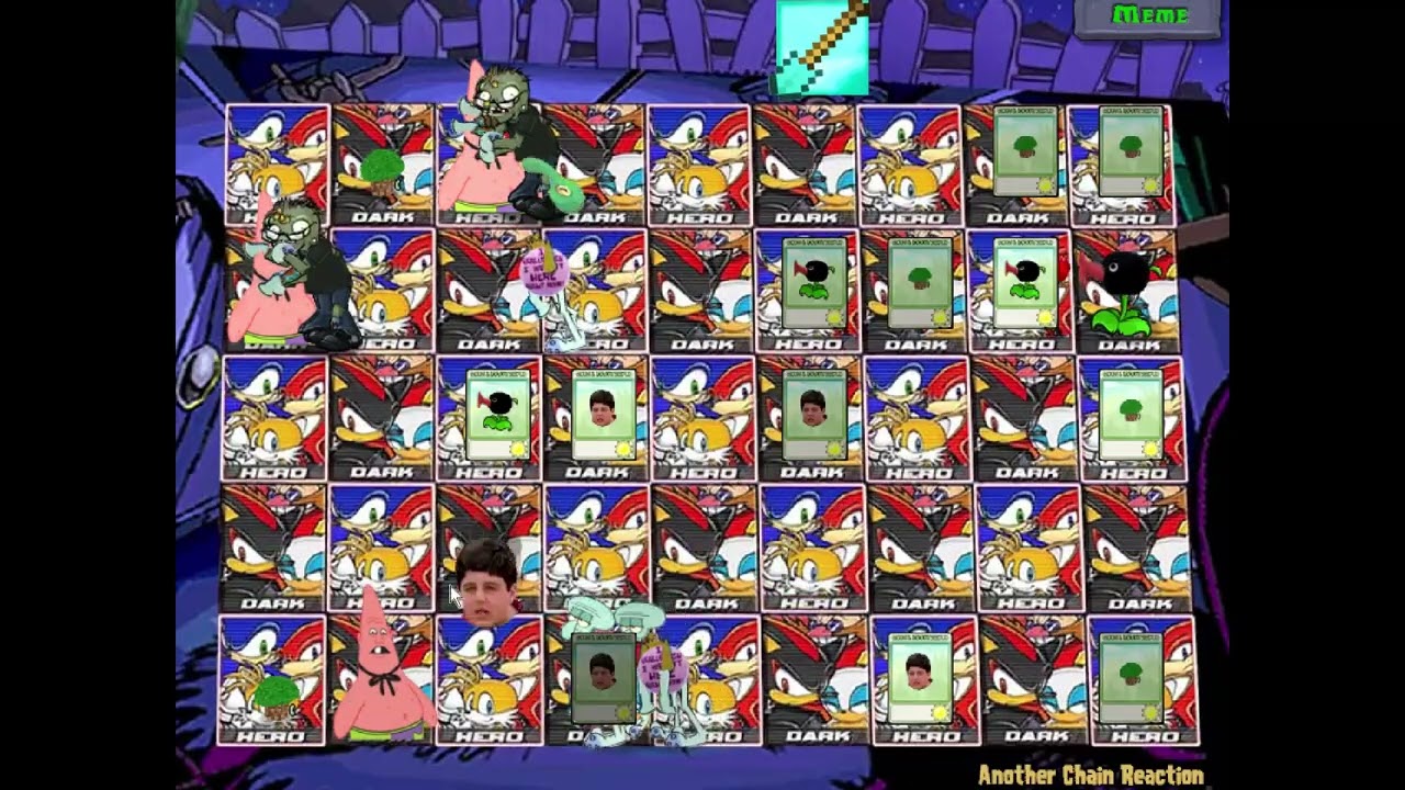 Plants Vs Zombies Mod - Robotnik Vs Squidwards 4.0 // Another Chain Reaction