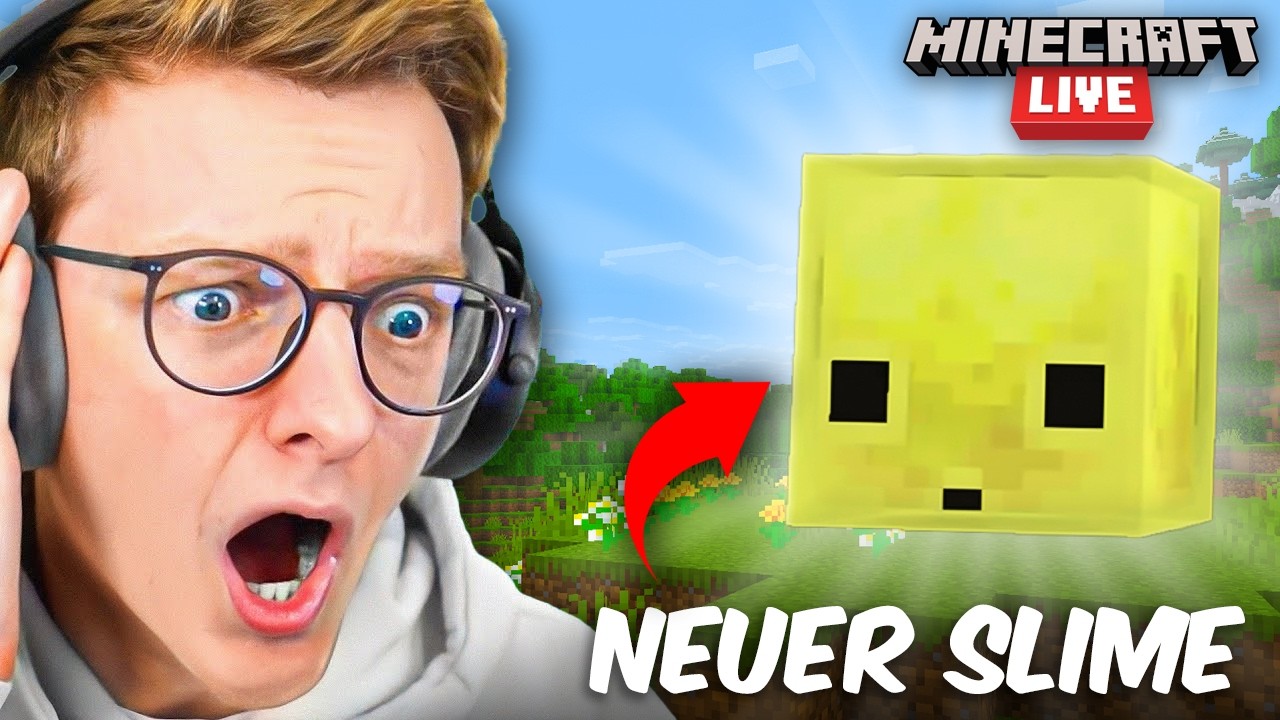 MINECRAFT BEKOMMT EINEN NEUEN SLIME UND BIOME! 🤯 | Minecraft LIVE Reaction 🔥