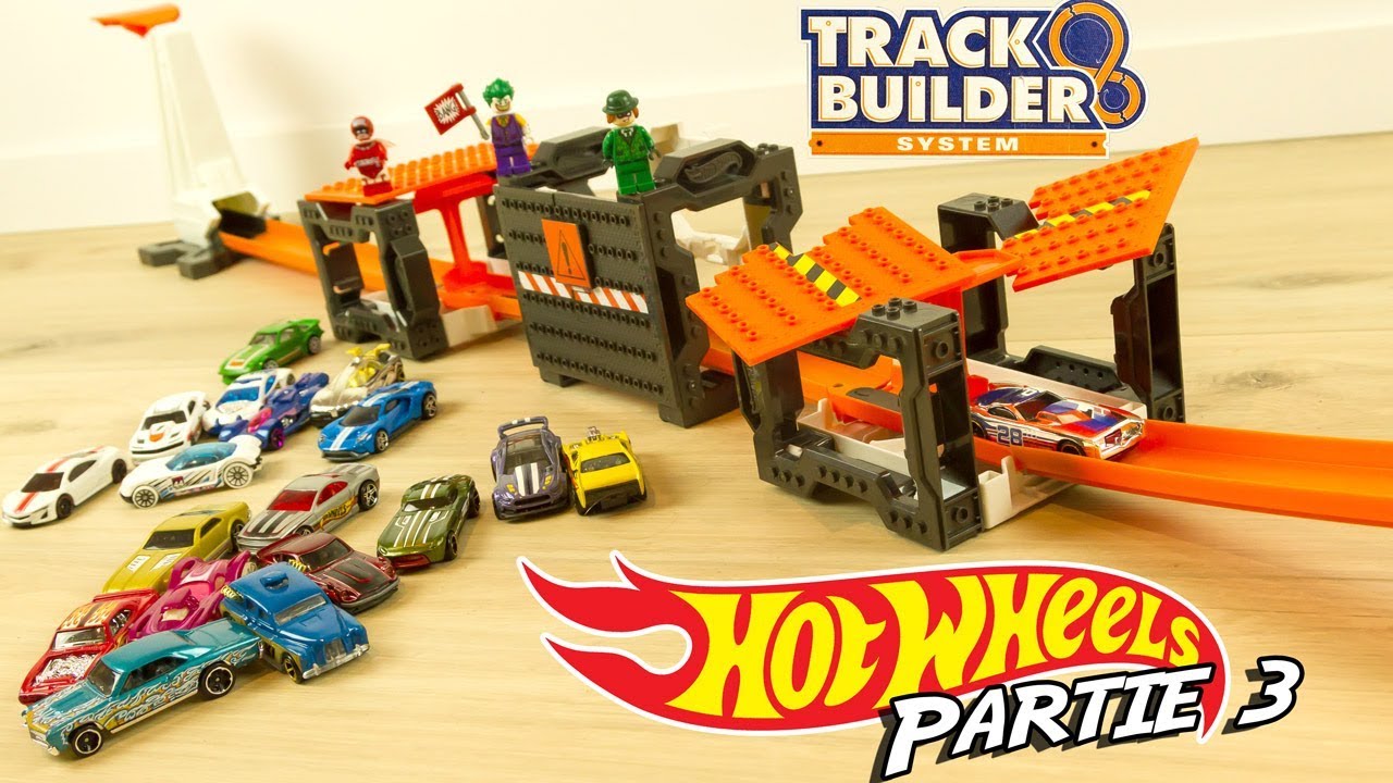 Hot Wheels Track Builder Piste Explosion Briques Construction Crash Kit Jouet Toy Review Kids