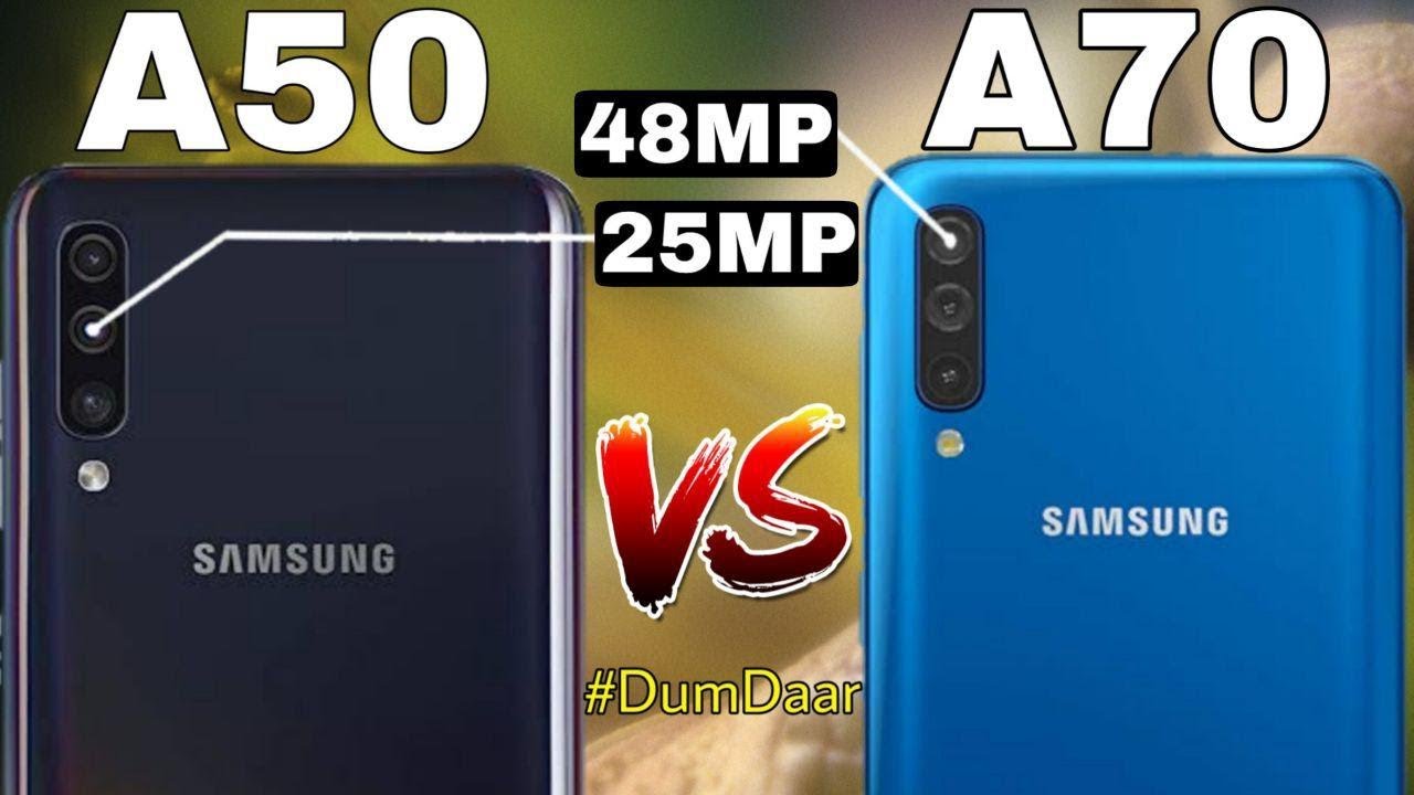 Samsung Galaxy A50 VS Samsung Galaxy A70  | A50 VS A70  Full Comparison
