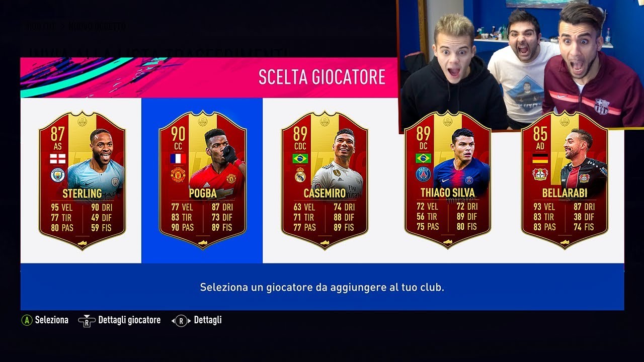 😍 POGBA NEL PLAYER PICK!! PREMI FUORICLASSE FUT CHAMPIONS e DIVISION RIVALS! FIFA 19 [ITA]