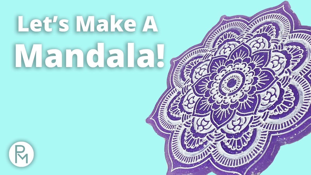 Let's Make a Mandala Resin Coaster!