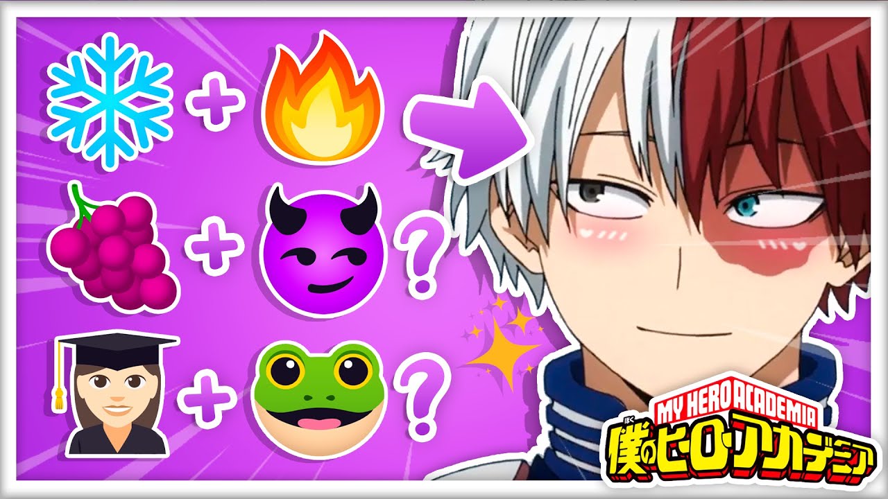 My Hero Academia EMOJI QUIZ 💜 Guess the character | Boku no hero academia/My hero academia Quiz!