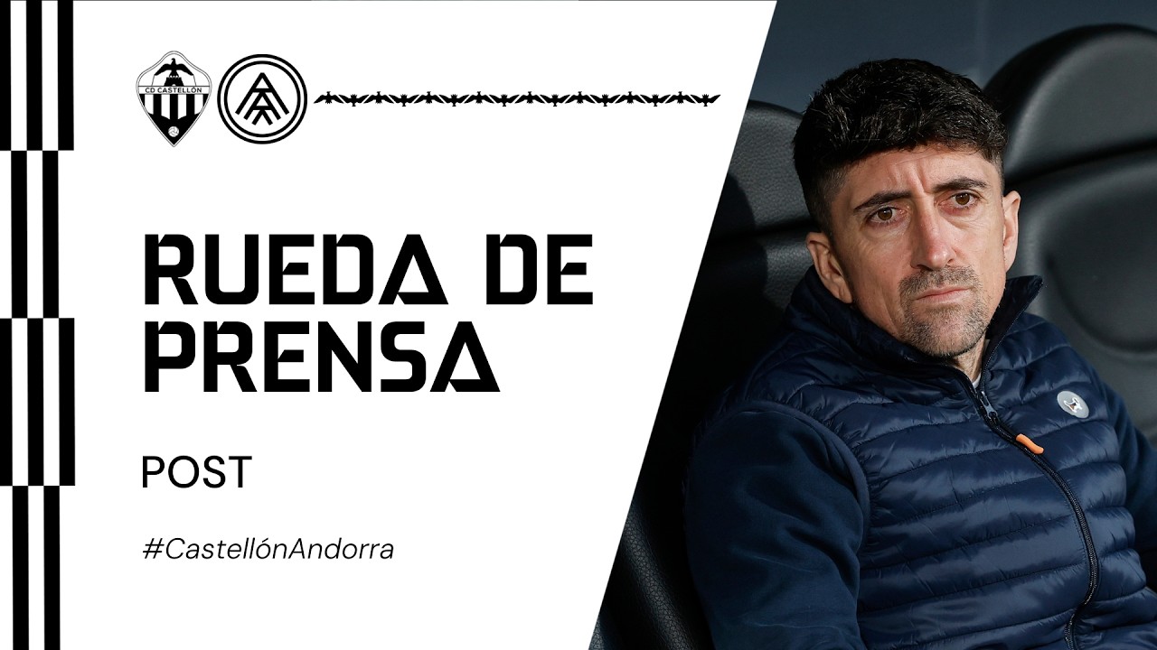 Rueda de prensa: Pablo Hernández tras el CD Castellón 2-0 FC Andorra (01-02-2026)