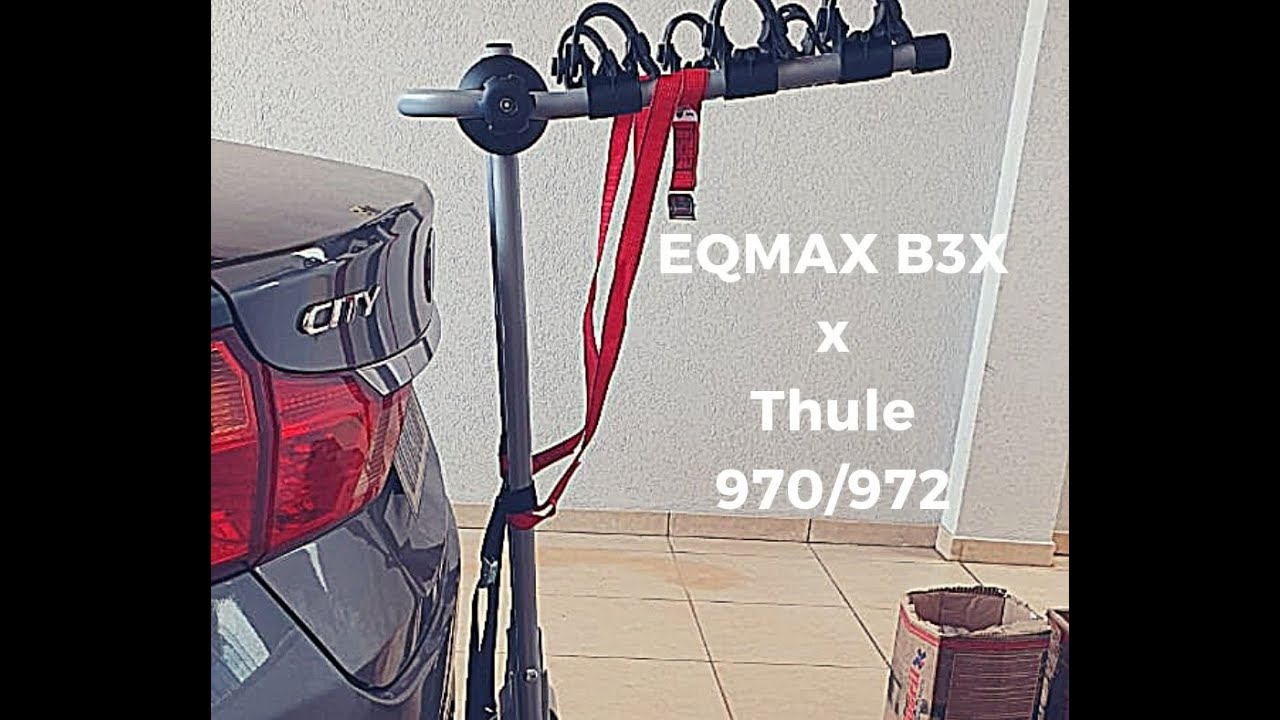 Review transbike Eqmax B3X, comparativo com thule 972 e 970