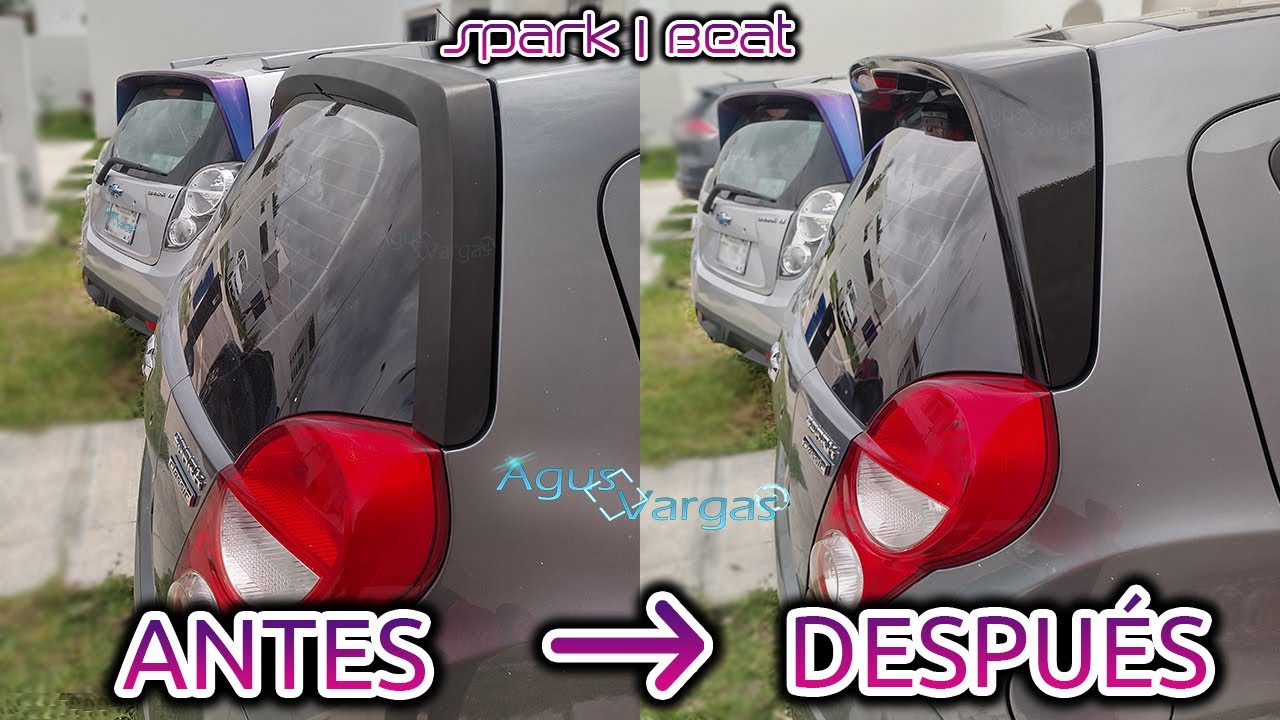 INSTALANDO ALERÓN ORIGINAL CON TERCERA LUZ STOP SPARK/BEAT LS/LT HATCHBACK | Agus Vargas