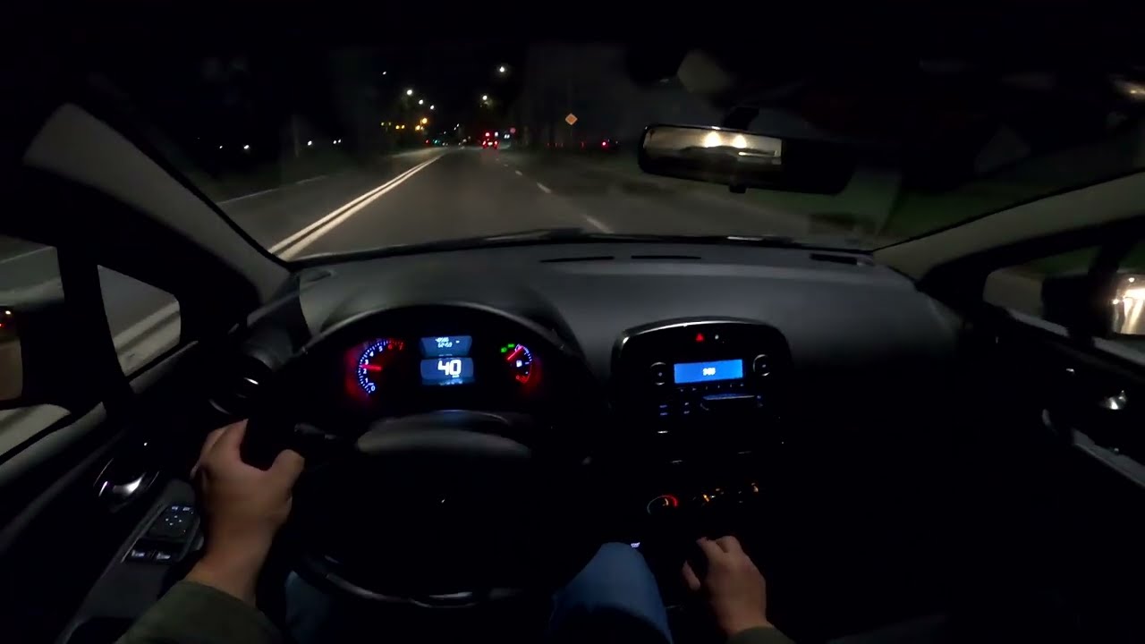 2016 Renault Clio IV [1.2 TCe 118KM] JAZDA NOCĄ POV 4K by M&M Classics