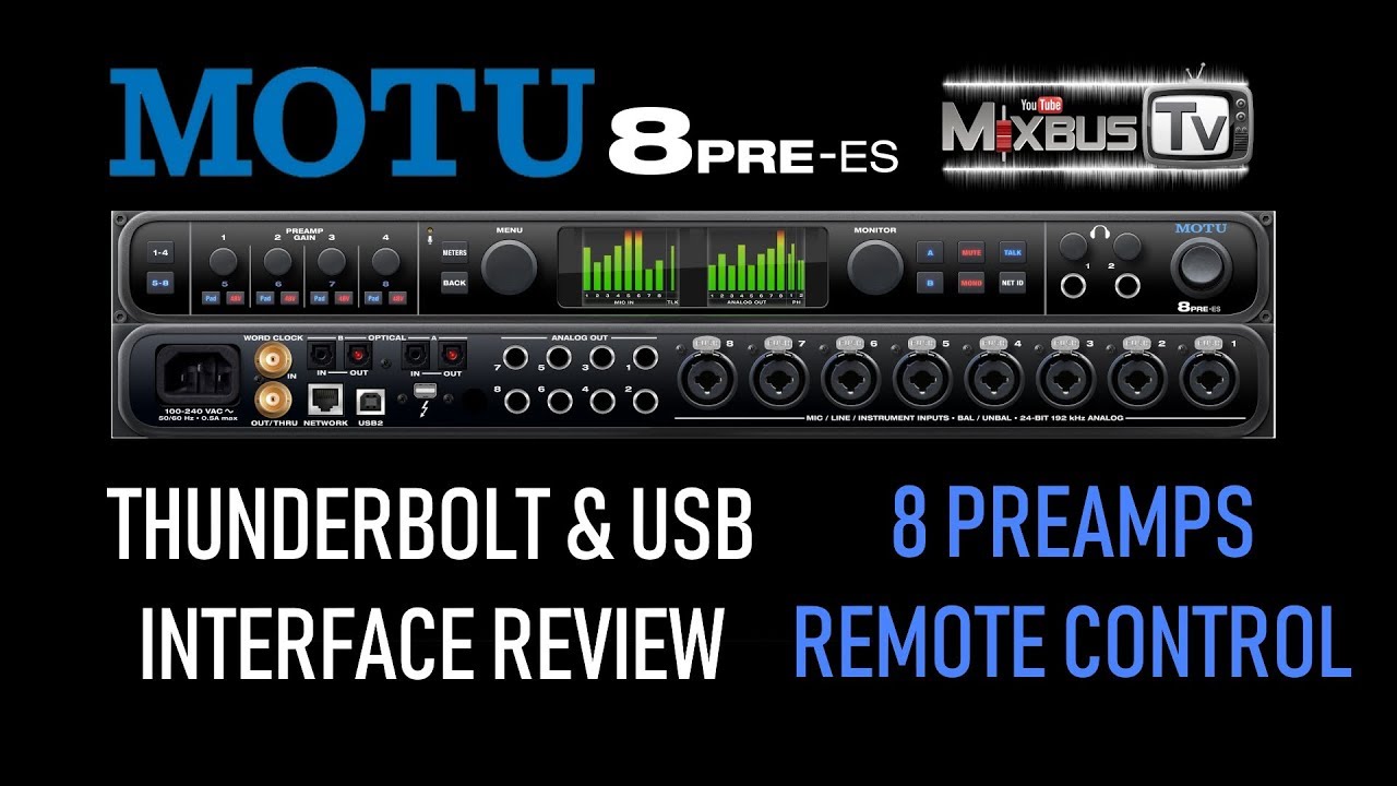 Обзор 8 предусилителей с дистанционным управлением и интерфейсом High End Studio Interface с подд...