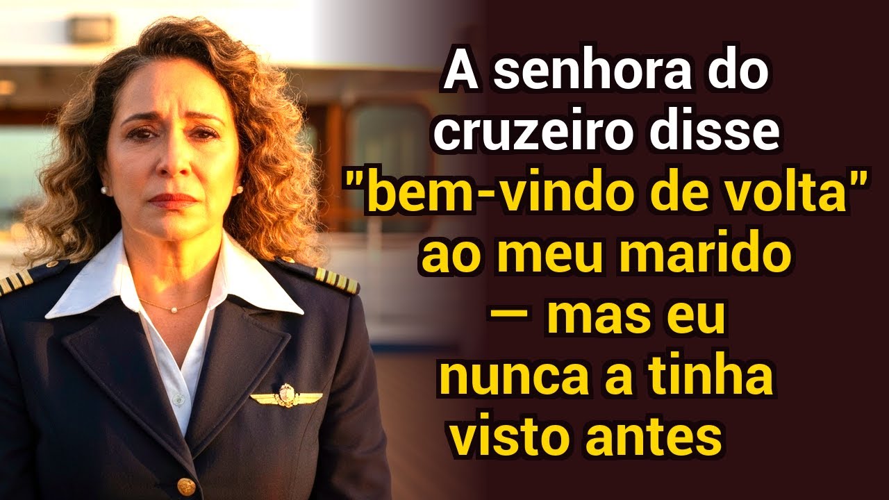 A funcionária do cruzeiro disse “bem-vindo de volta” para meu marido — mas eu nunca tinha visto ela