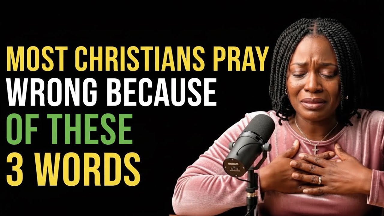 MOST CHRISTIANS PRAY WRONG BECAUSE OF THESE 3 WORDS