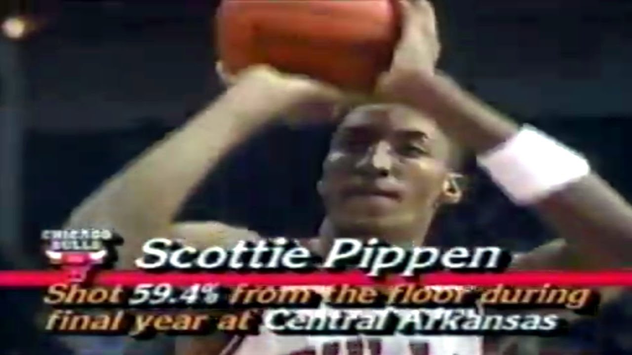 Scottie Pippen 1st NBA Game | Chicago Bulls vs Philadelphia 76ers | Nov. 7, 1987