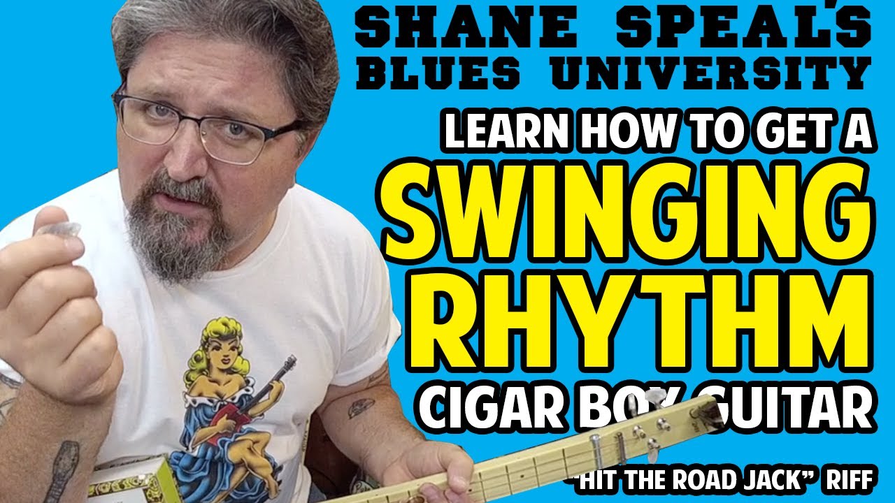 Зажигательный ритм на гитаре Cigar Box — Blues University Pt 5
