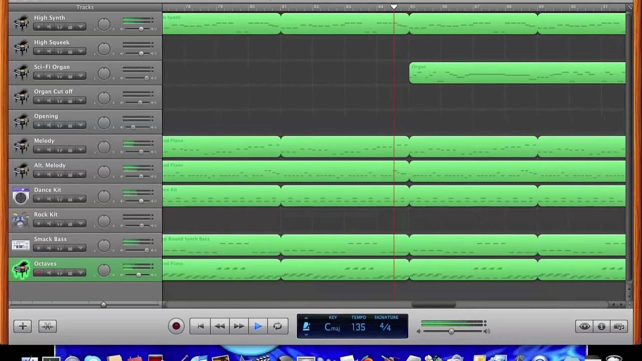 Garage Band Songs- Electronic Heart