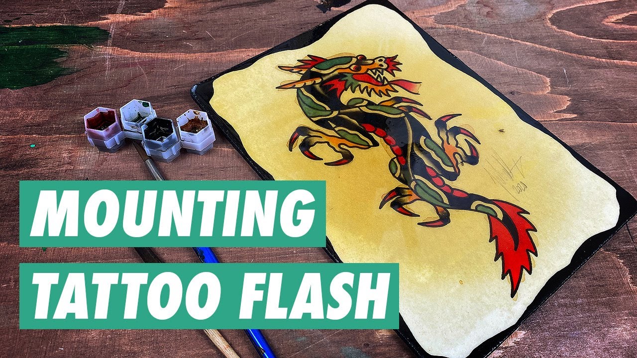 How to MOUNT your Tattoo Flash