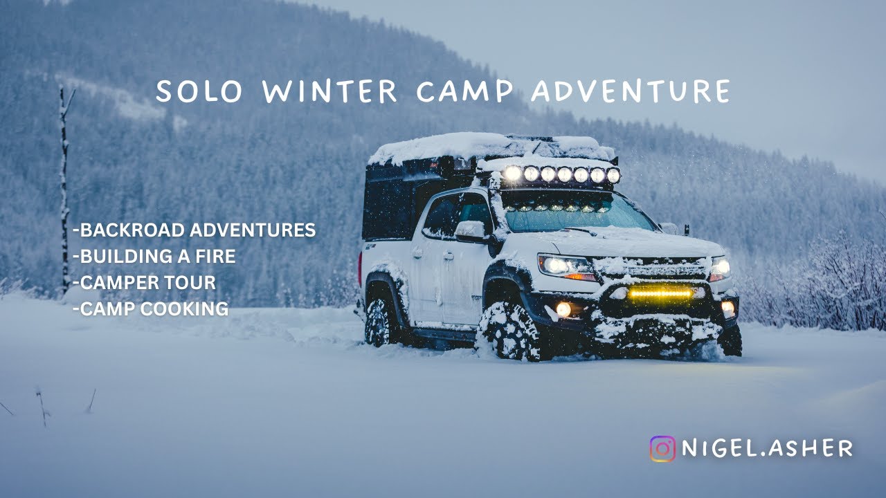 Solo Winter Camp Adventure | British Columbia Mountains