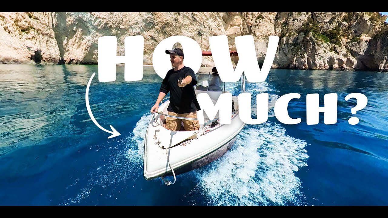 Greece 🇬🇷 How To Boat Tour on Zakynthos Island + AirBnB Review EP.3 (almost crashed the boat)