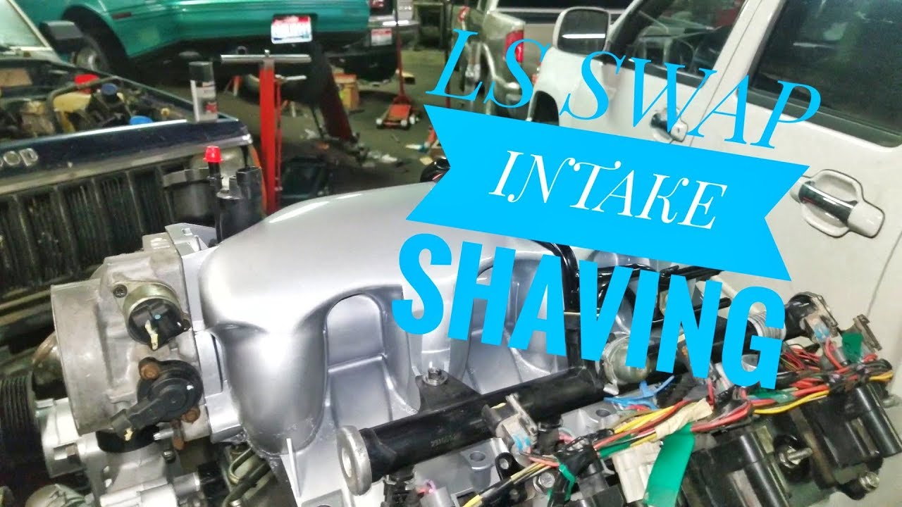 LS swap: Shaving LS Truck Intake