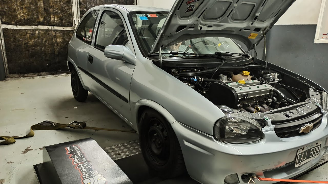 CORSA 2.4 EN EL RODILLO EN BUSCA DE HP