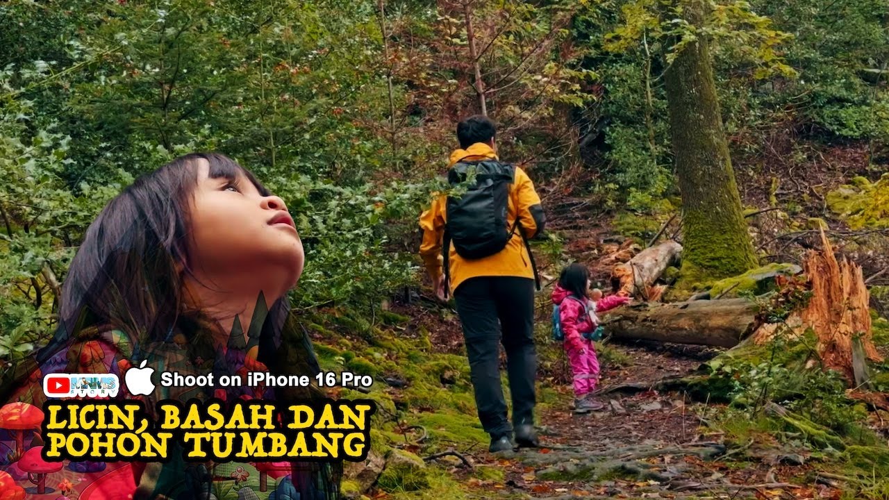 BERSAMA ANAK MENDAKI DI TENGAH HUJAN DAN POHON TUMBANG - Documentary Shoot With iPhone 16 Pro