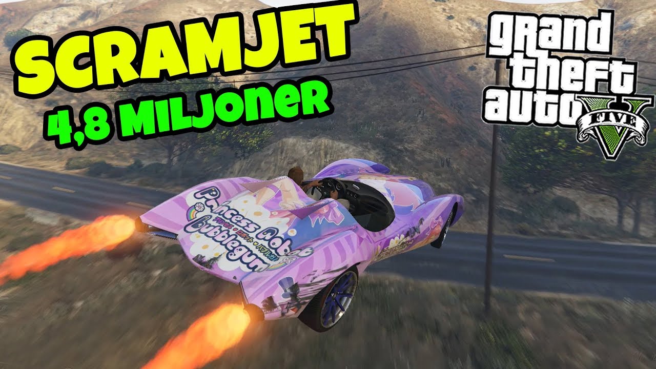 DEN DYRA NYA STUNTBILEN *SCRAMJET* för 4.8 MILJONER - GTA 5 med Softis