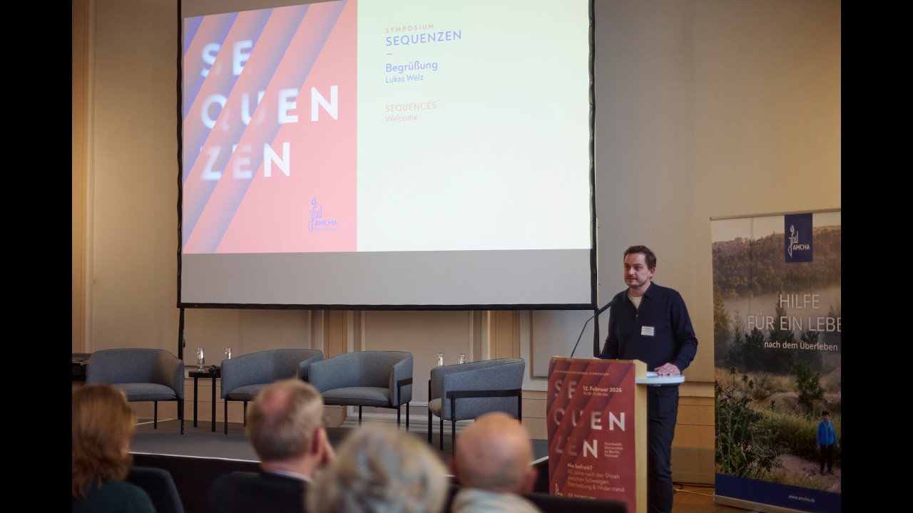 Symposium &bdquo;Sequenzen &ndash; Nie befreit?&ldquo; Teil 1 &ndash; Begr&uuml;&szlig;ungswort Lukas Welz