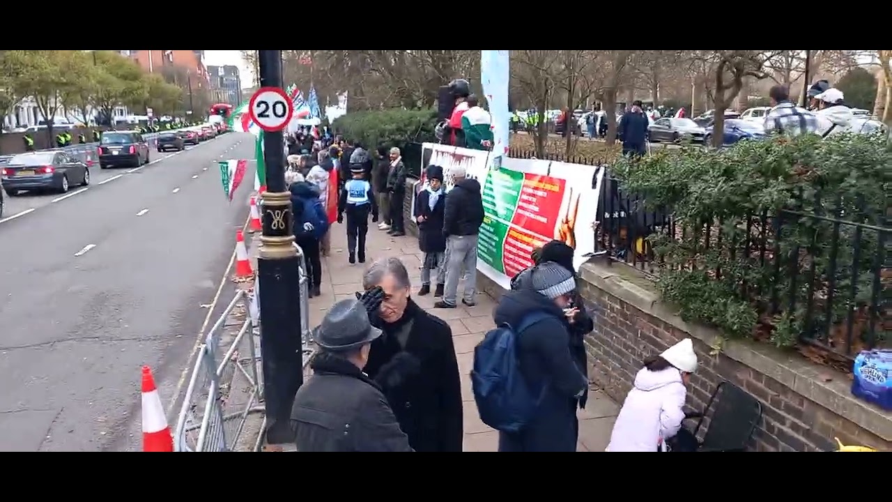 Saturday 24th January outside Iranian Embassy 