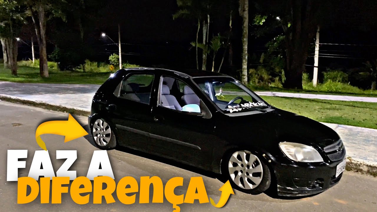 CELTA REBAIXADO CALOTA 15 ARO 13 FEZ O BÁSICO PRA ROUBAR A CENA