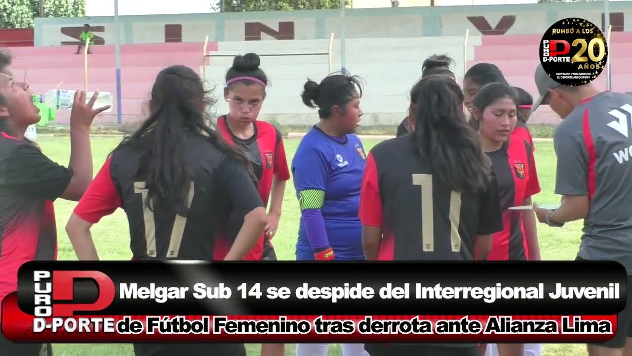 Las leoncitas no pidieron. Alianza Lima eliminó a Melgar Sub-14 del InterRegional de Fútbol Femenino