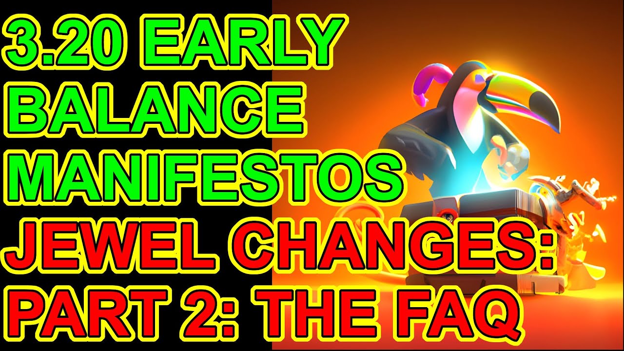 POE 3.20 Balance Manifesto: Jewels Part 2: The FAQ - Reservation Efficiency On Rares - Path Of Exile