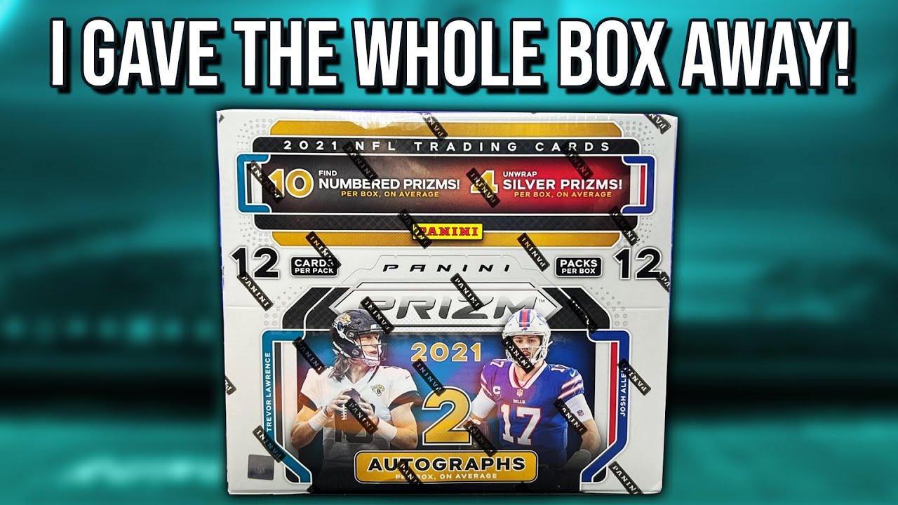 I GAVE THE WHOLE BOX AWAY! | 2021 Panini Prizm NFL Hobby Box