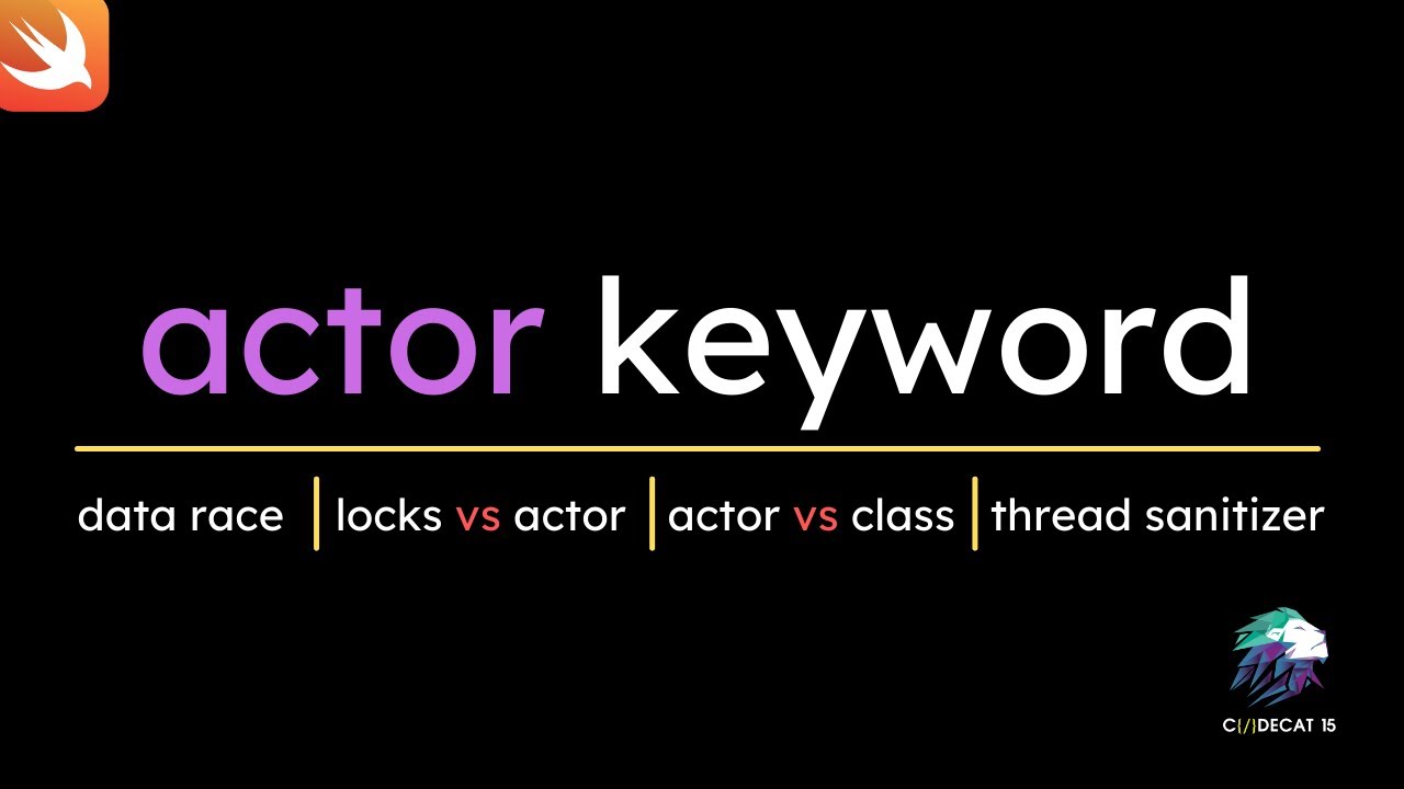 Using actor keyword to handle data race in swift | Actors in Swift | Hindi tutorial