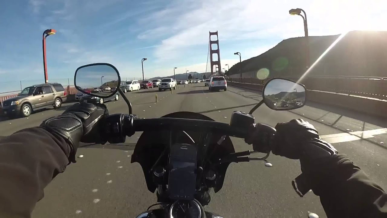 december in california , harley dyna streetbob 2013