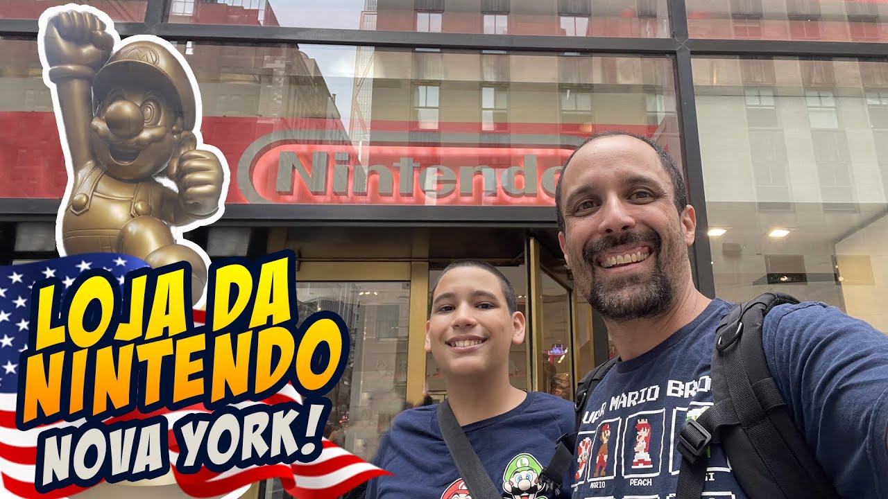 Tour Pela Loja da Nintendo em Nova York: Uma Aventura Pai e Filho!