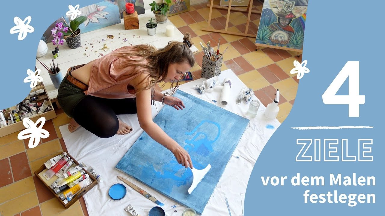 Wie du dir vor dem Malen klare Ziele setzt und was sie bewirken (+ 4 konkrete Beispiele)