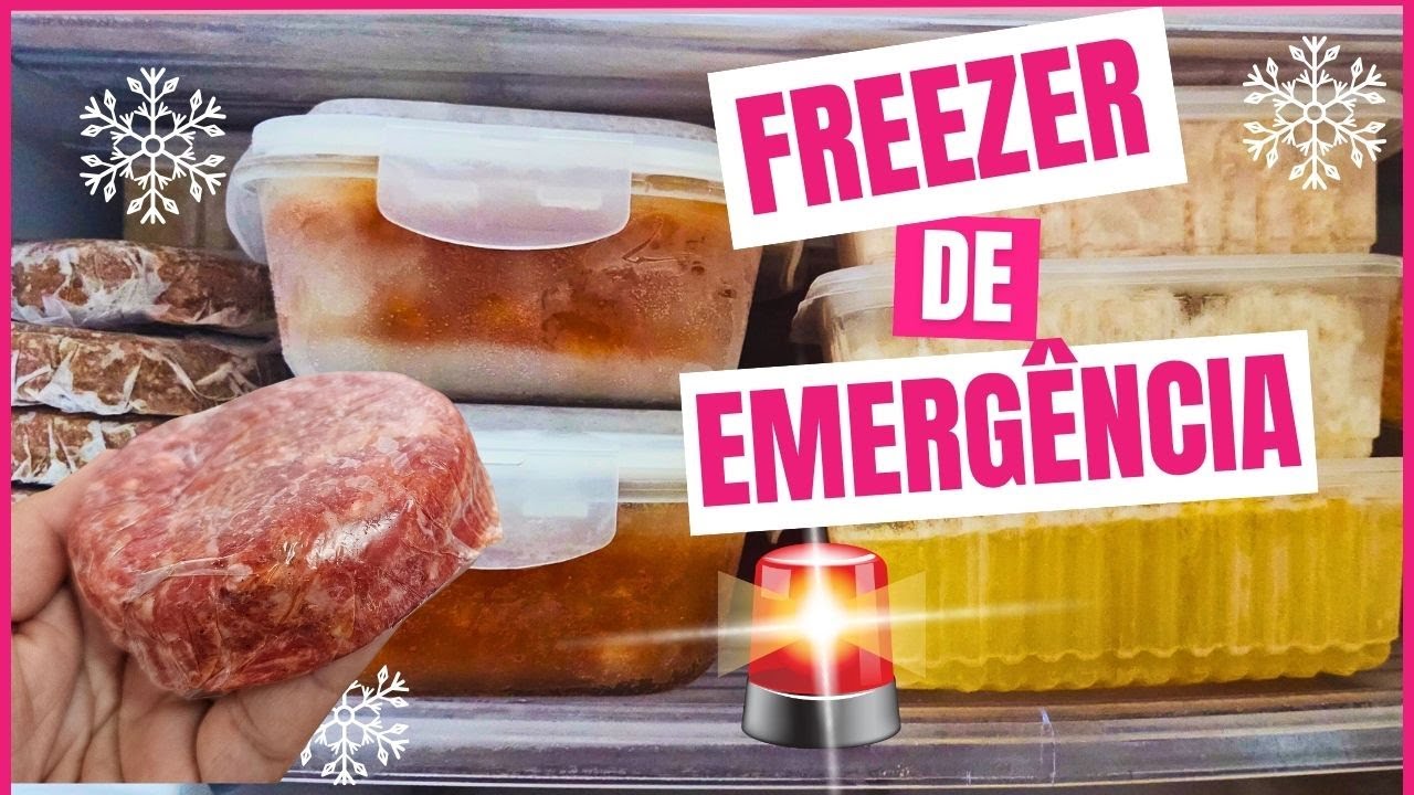 MEU FREEZER DE EMERGÊNCIA | Praticidade que salva nos dias corridos