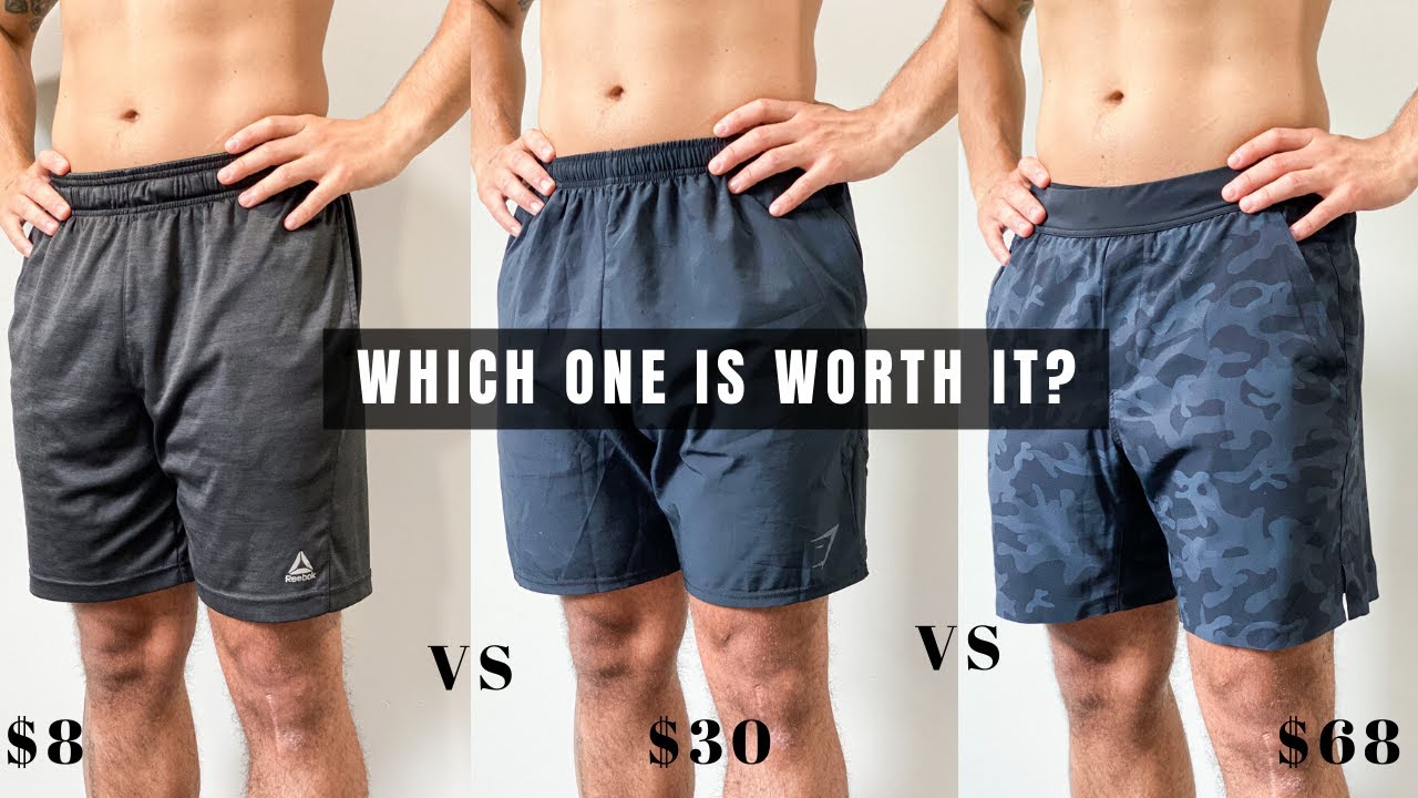 $8 Training Shorts vs $30 Training Shorts vs $68 Training Shorts