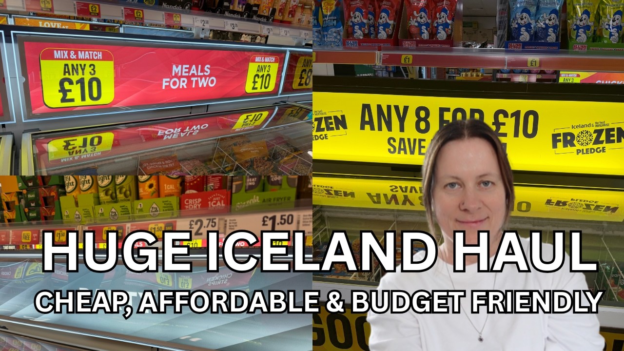 ОГРОМНАЯ ЗАКУПКА ПРОДУКТОВ В ICELAND НА &pound;260 ДЛЯ БРИТАНСКОЙ СЕМЬИ ИЗ 7 ЧЕЛОВЕК